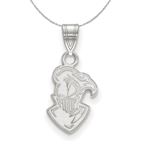Sterling Silver Furman U Small Pendant Necklace - 18 Inch - Picture 1 of 7